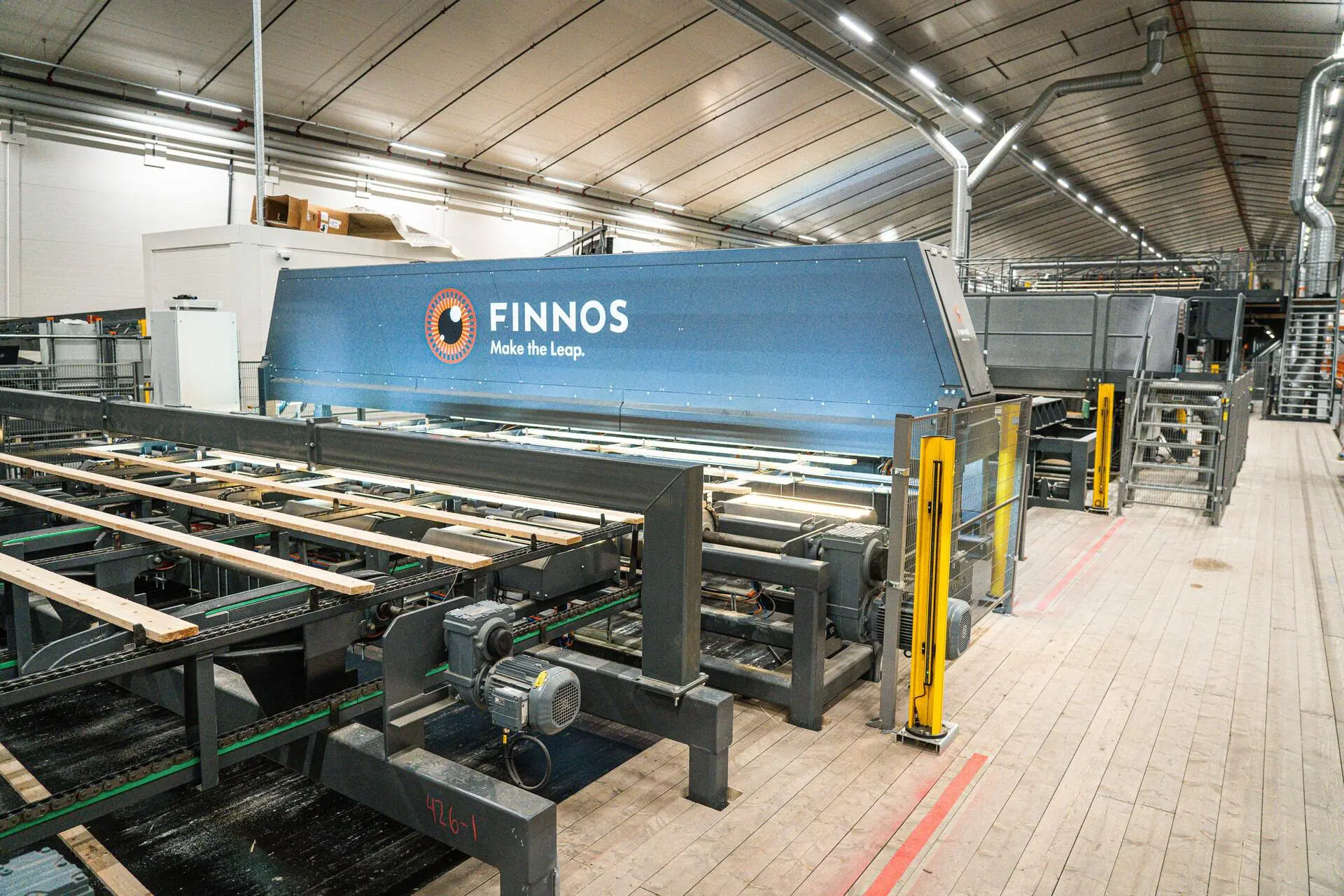 An exceptional, brand-new, and modern sawmill got all the meters it needed from Finnokso.
